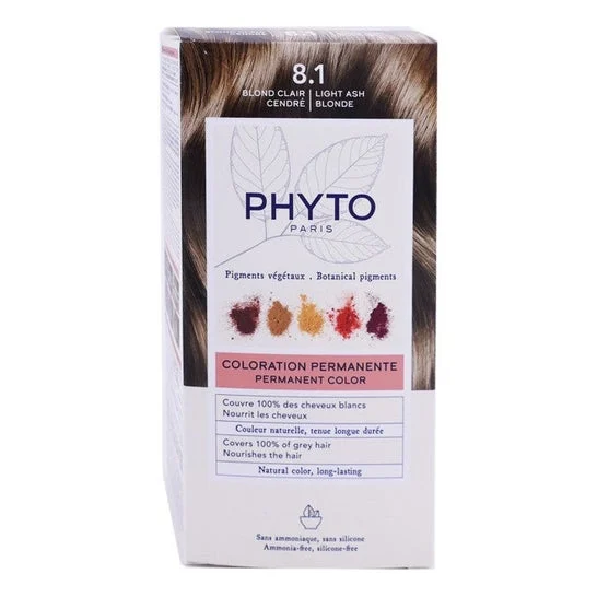 Phyto Color Kit 8.1 Rubio Claro Ceniza