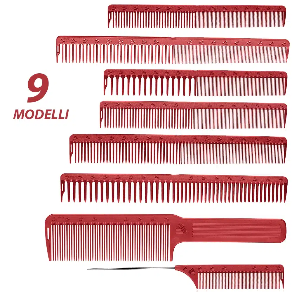 Pettine per capelli professionale antistatico con microdentatura