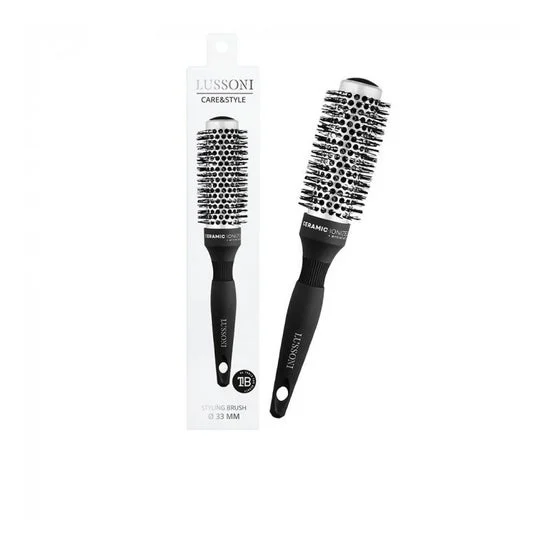Lussoni Care & Style Round Silver Styling Brush 33mm 1ud