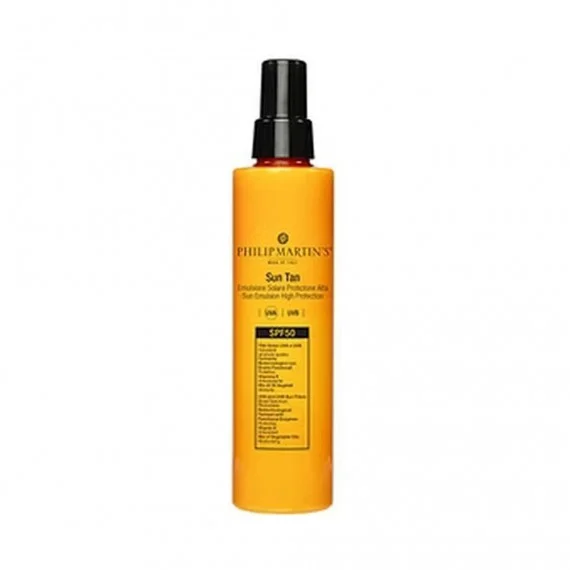 Philip Martin's Sun Tan SPF50 150ml - emulsione corpo protezione solare molto alta tutti tipi pelle