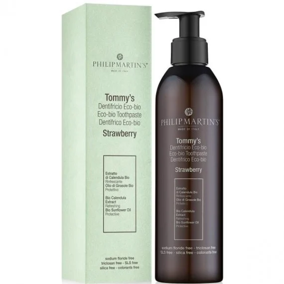 Philip Martin's Tommy's Strawberry 250ml - dentrificio fragola eco-bio