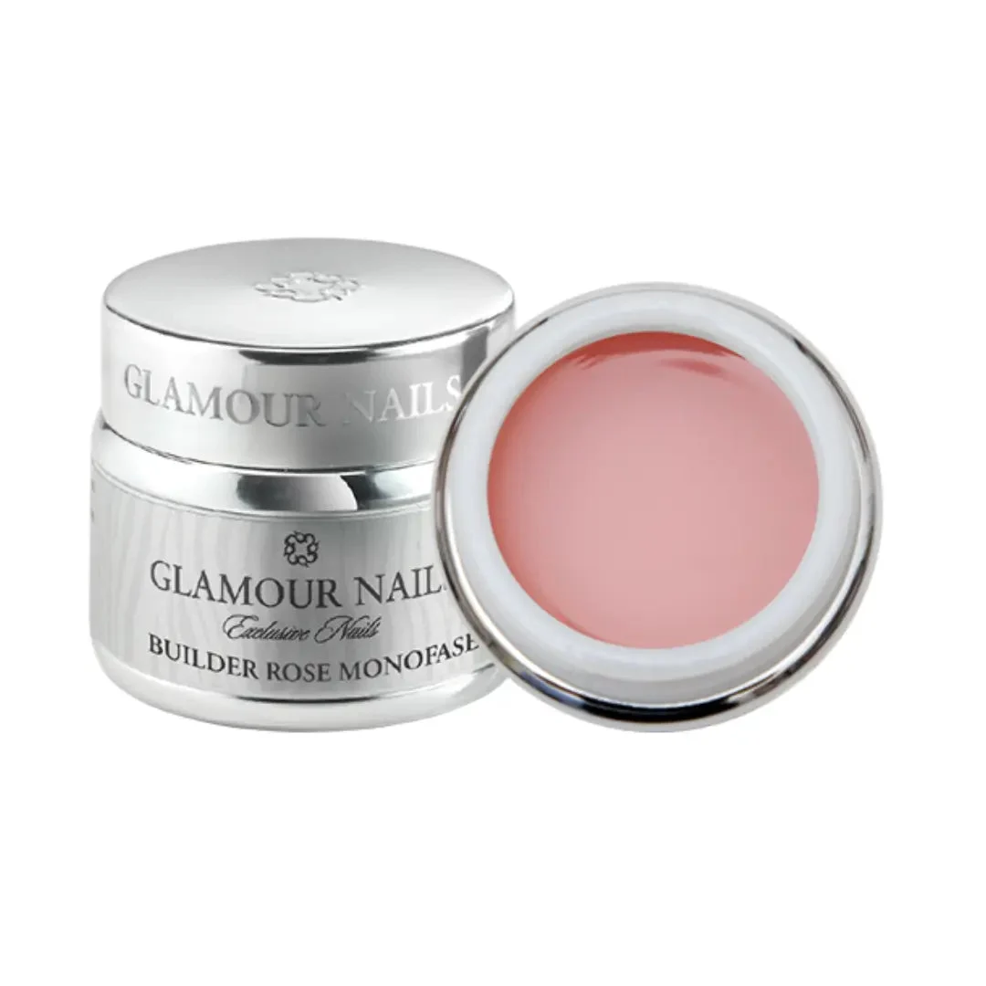 GLAMOUR NAILS BUILDER ROSE MONOFASE 30ML GL0004