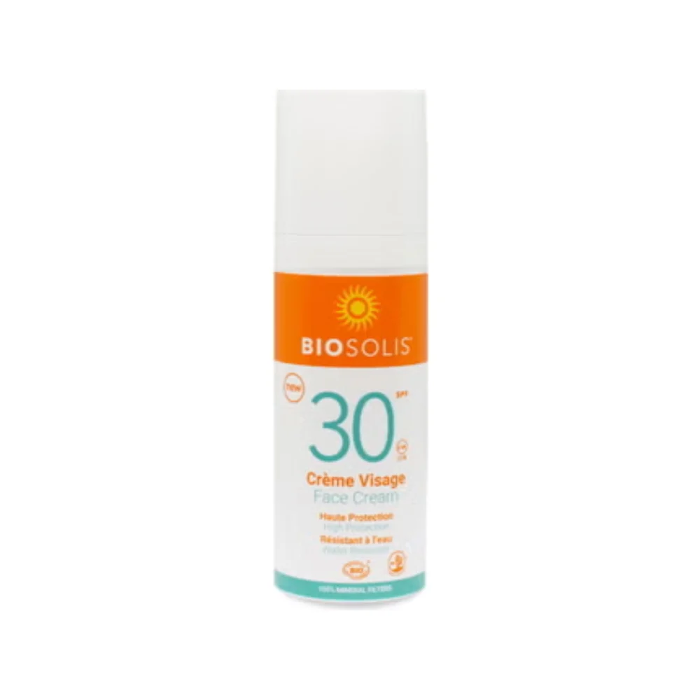 Biosolis Crema Solare Viso SPF 30, 50 ml