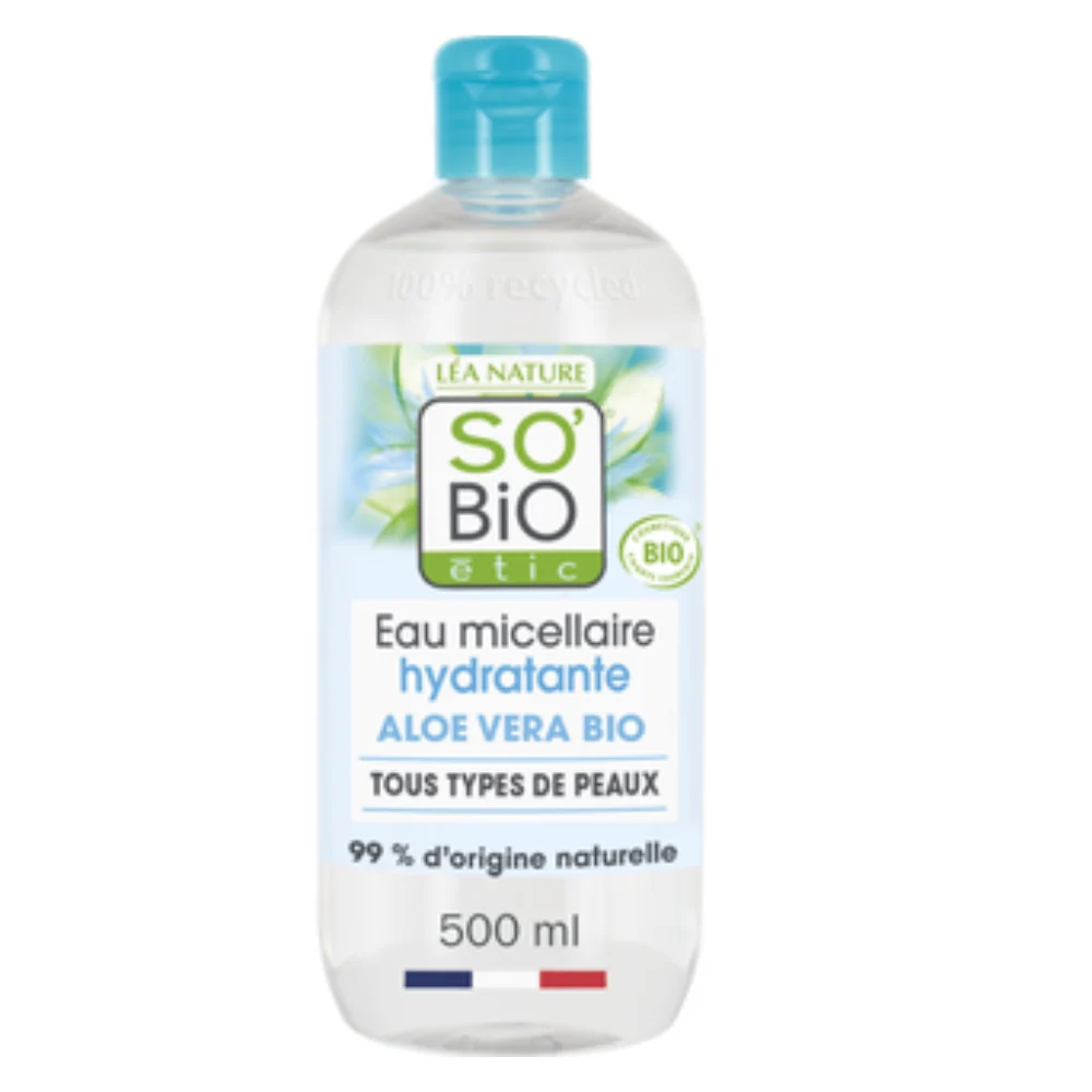 LÉa nature so bio étic Hydra Aloe Vera - Acqua Micellare Idratante, 500 ml
