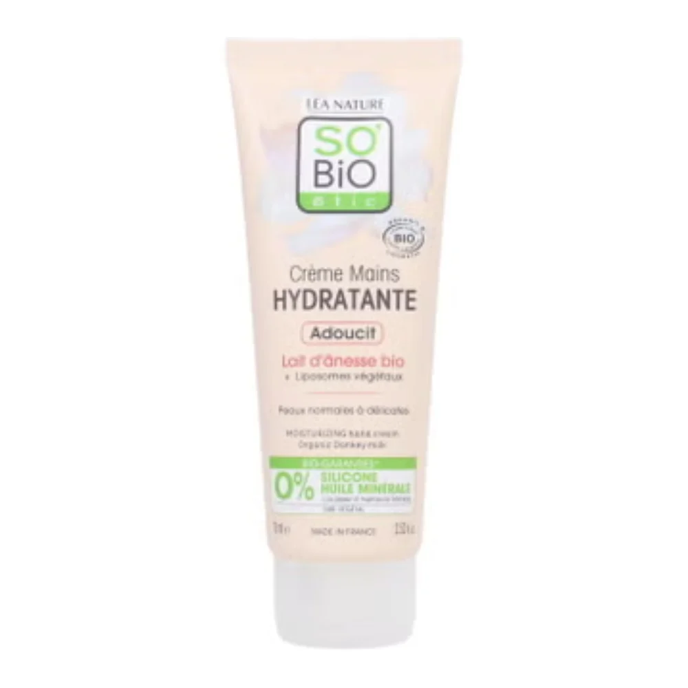 LÉa nature so bio étic Mon Lait d'Anesse - Crema Mani al Latte d'Asina, 75 ml