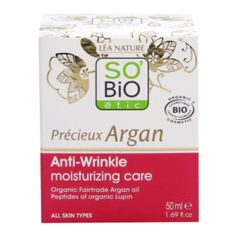 LÉa nature so bio étic Précieux Argan - Crema Giorno Idratante Antirughe, 50 ml