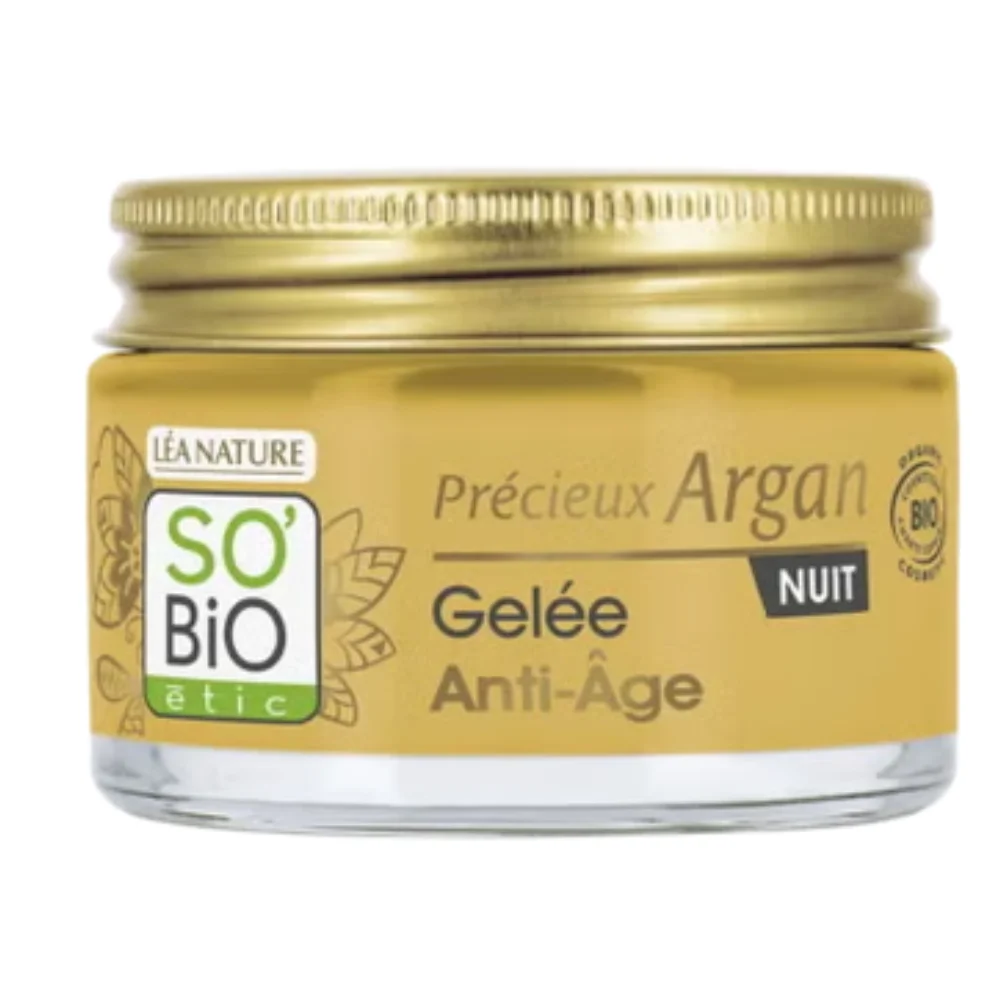 LÉa nature so bio étic Précieux Argan - Gel Anti Aging Notte, 40 ml