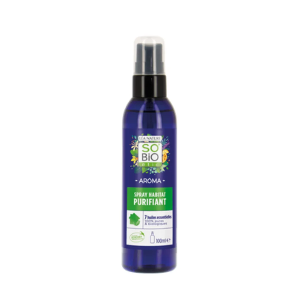 LÉa nature so bio étic AROMA - Spray per Ambienti “Purificante”, Pompetta spray (200 ml)