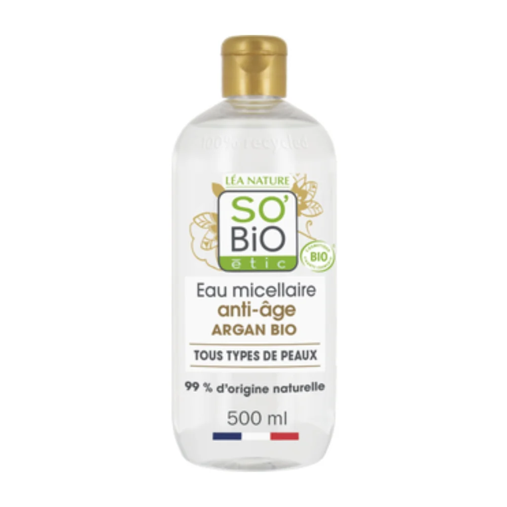 LÉa nature so bio étic Précieux Argan - Lozione Micellare Anti Aging, 500 ml