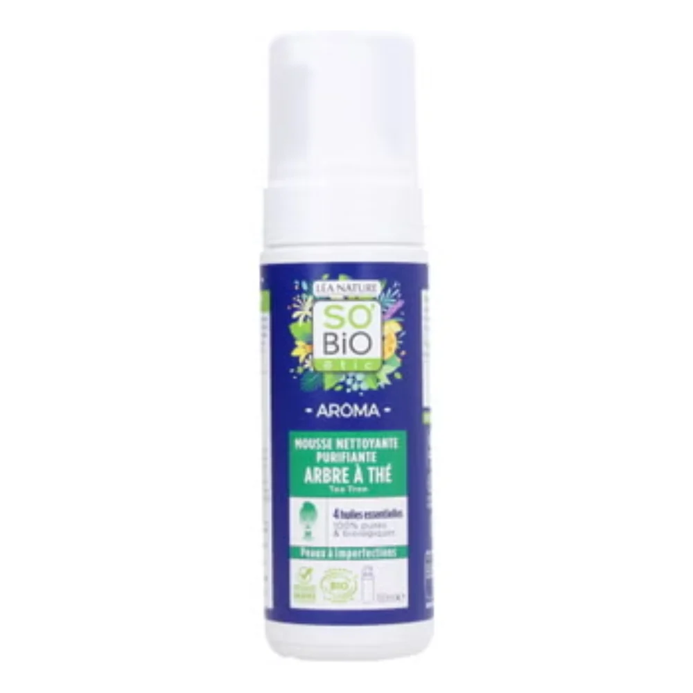 LÉa nature so bio étic Schiuma Detergente Schiarente al Tea Tree, 150 ml