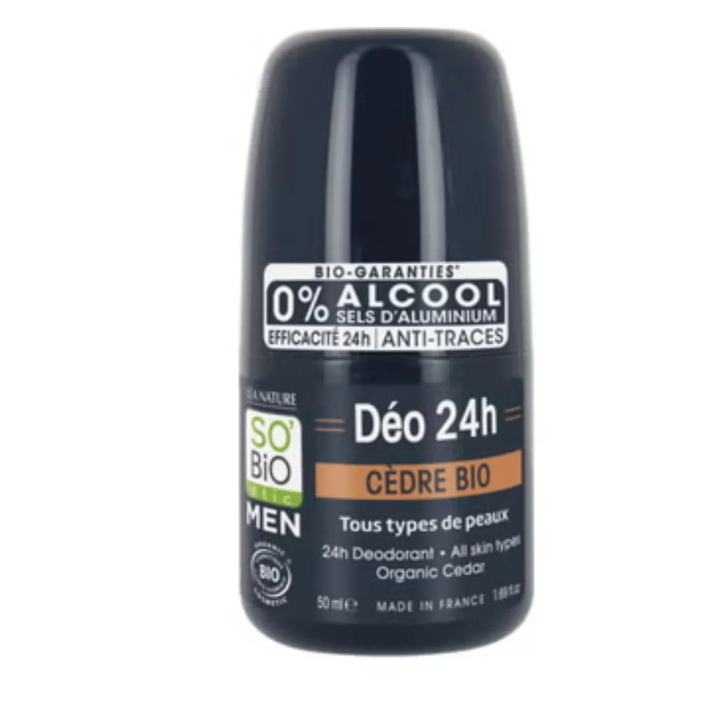 LÉa nature so bio étic Uomo Cedro Deodorante Roll-on 50 ml