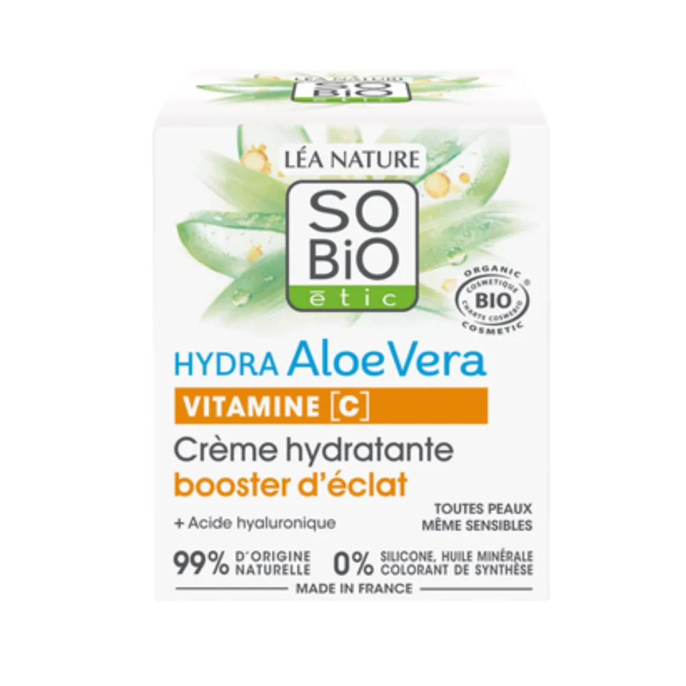 LÉa nature so bio étic Hydra Aloe Vera - Crema Idratante, 50 ml