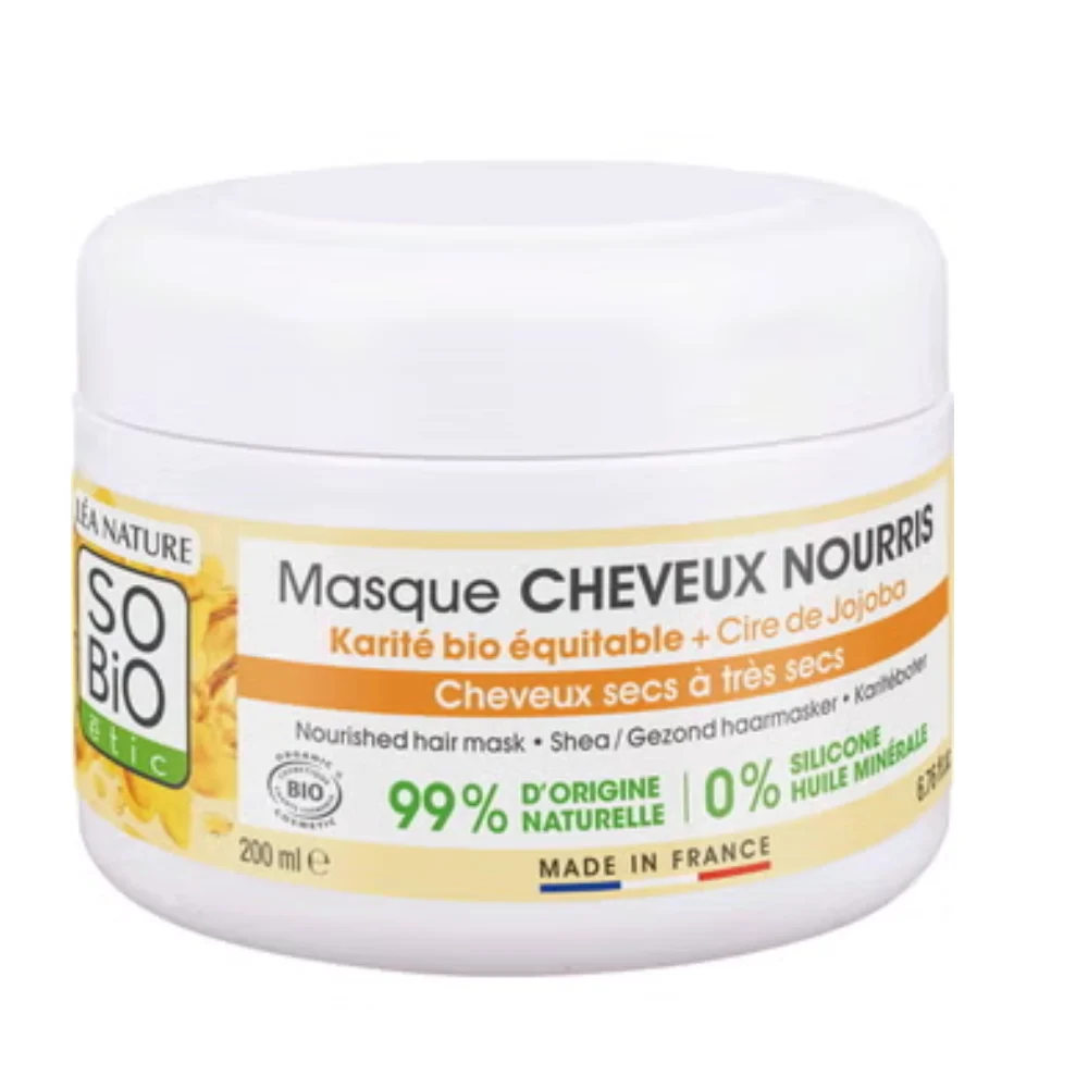 LÉa nature so bio étic Maschera Nutriente per Capelli, 200 ml