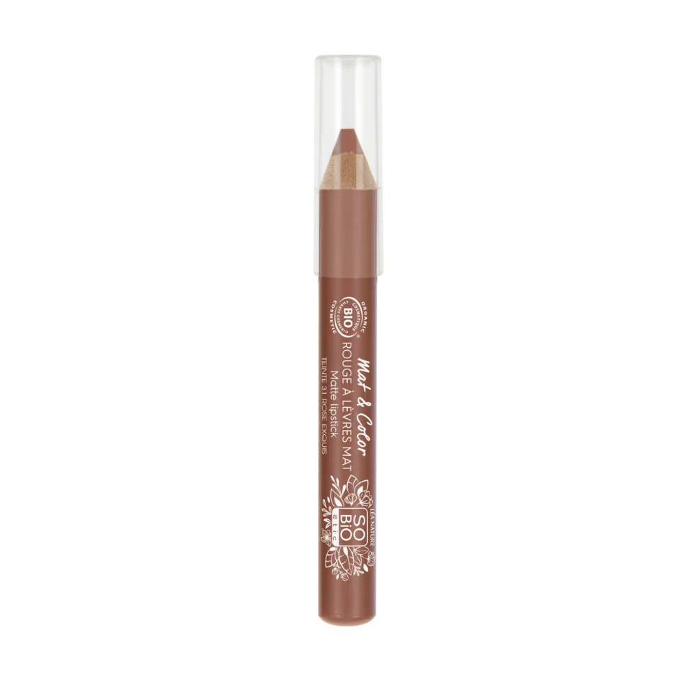 LÉa nature so bio étic Mat & Colour Rossetto Jumbo 31 Rose Exquis (2 g)