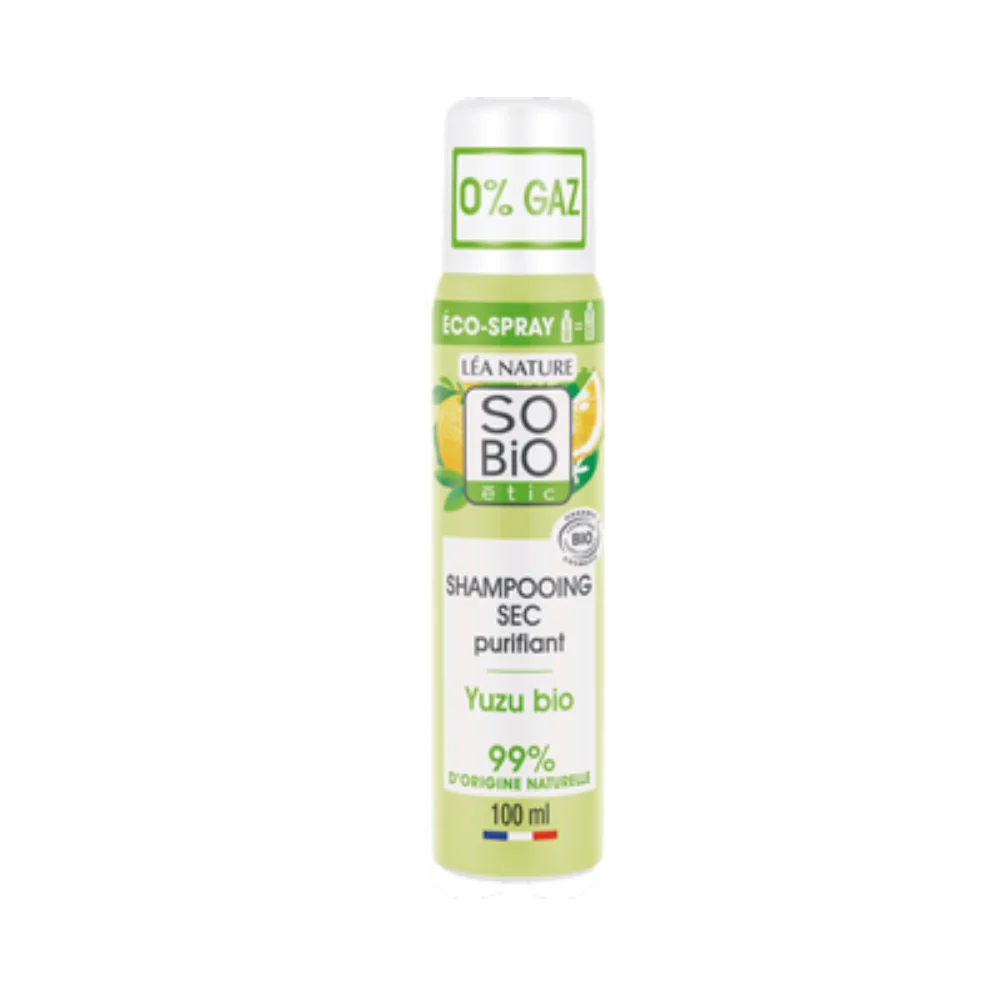 LÉa nature so bio étic Shampoo Secco Purificante allo Yuzu Bio, 100 ml