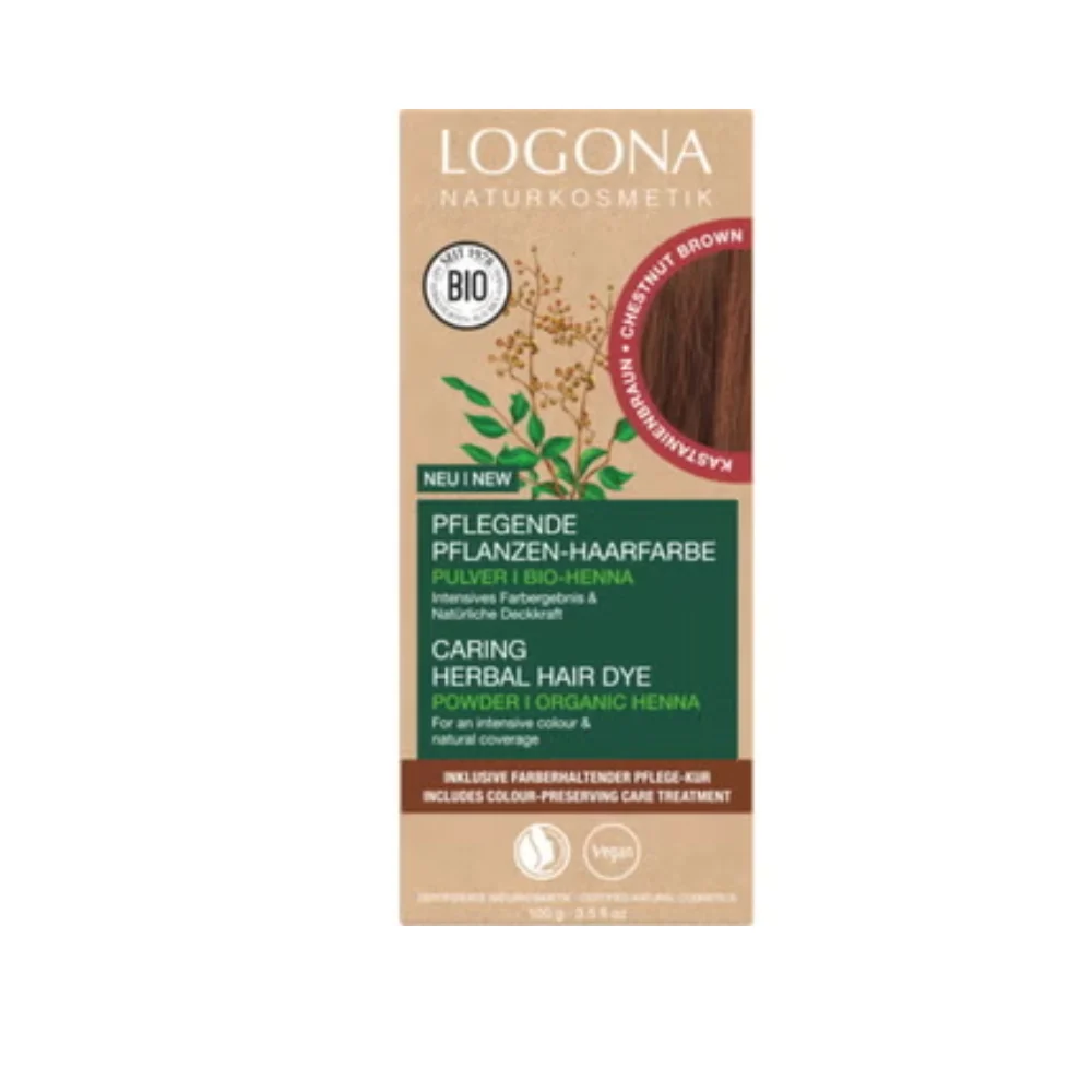 Logona Tinta Vegetale Castano, 100 g