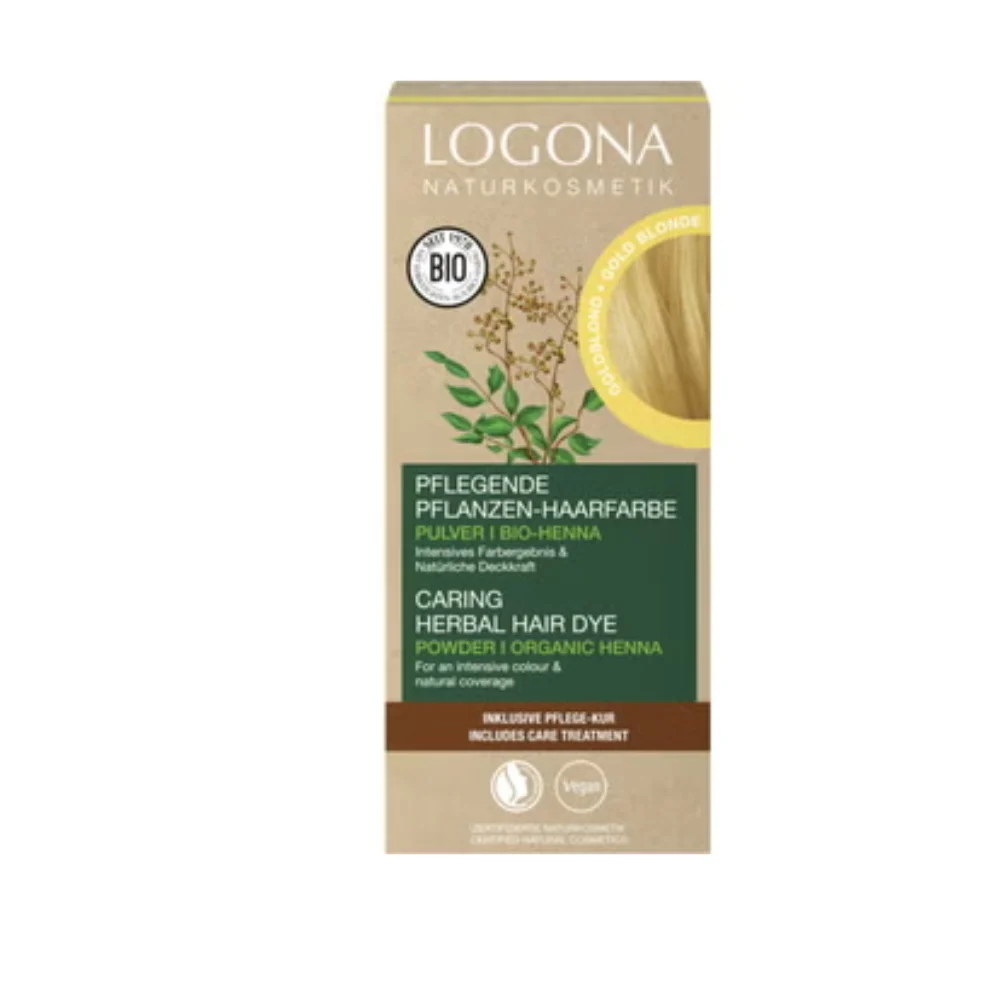 Logona Tinta Vegetale Biondo Dorato, da 100 g