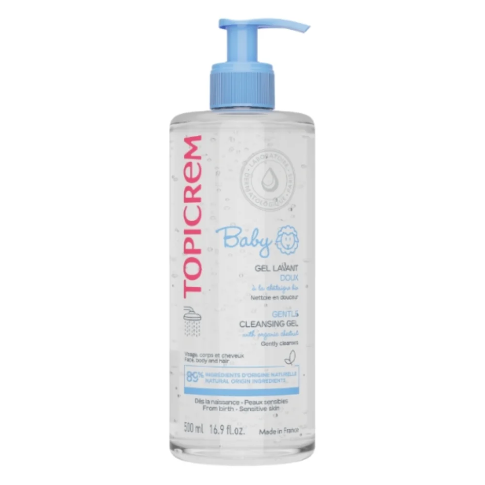 Topicrem Baby Gel Lavante Morbido Viso, Corpo & Capelli 500ml