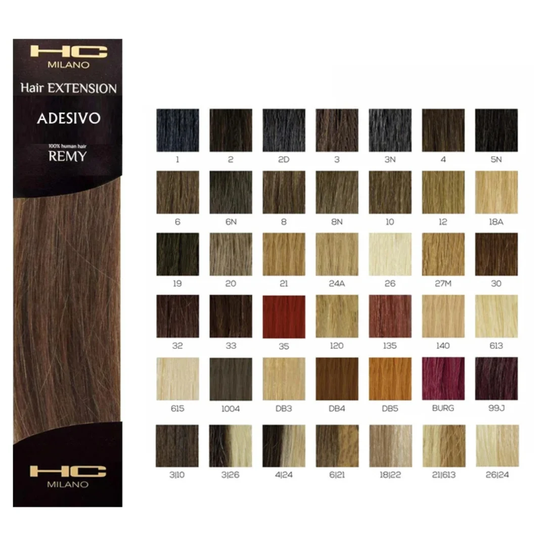 HC MILANO EXTENSION REMY ADESIVO N°1
