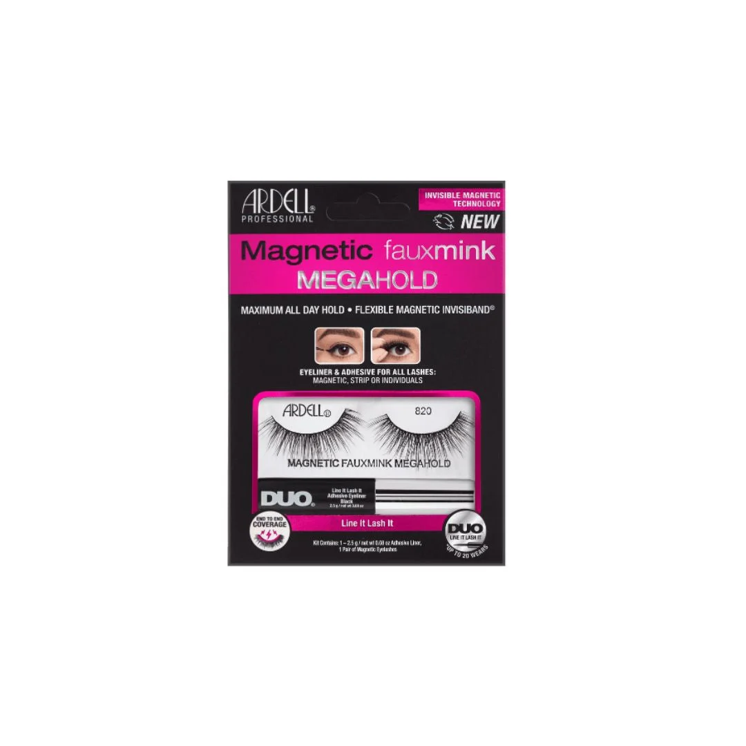 ARDELL MAGNETIC MEGAHOLD LASH & LIQUID LINER 820