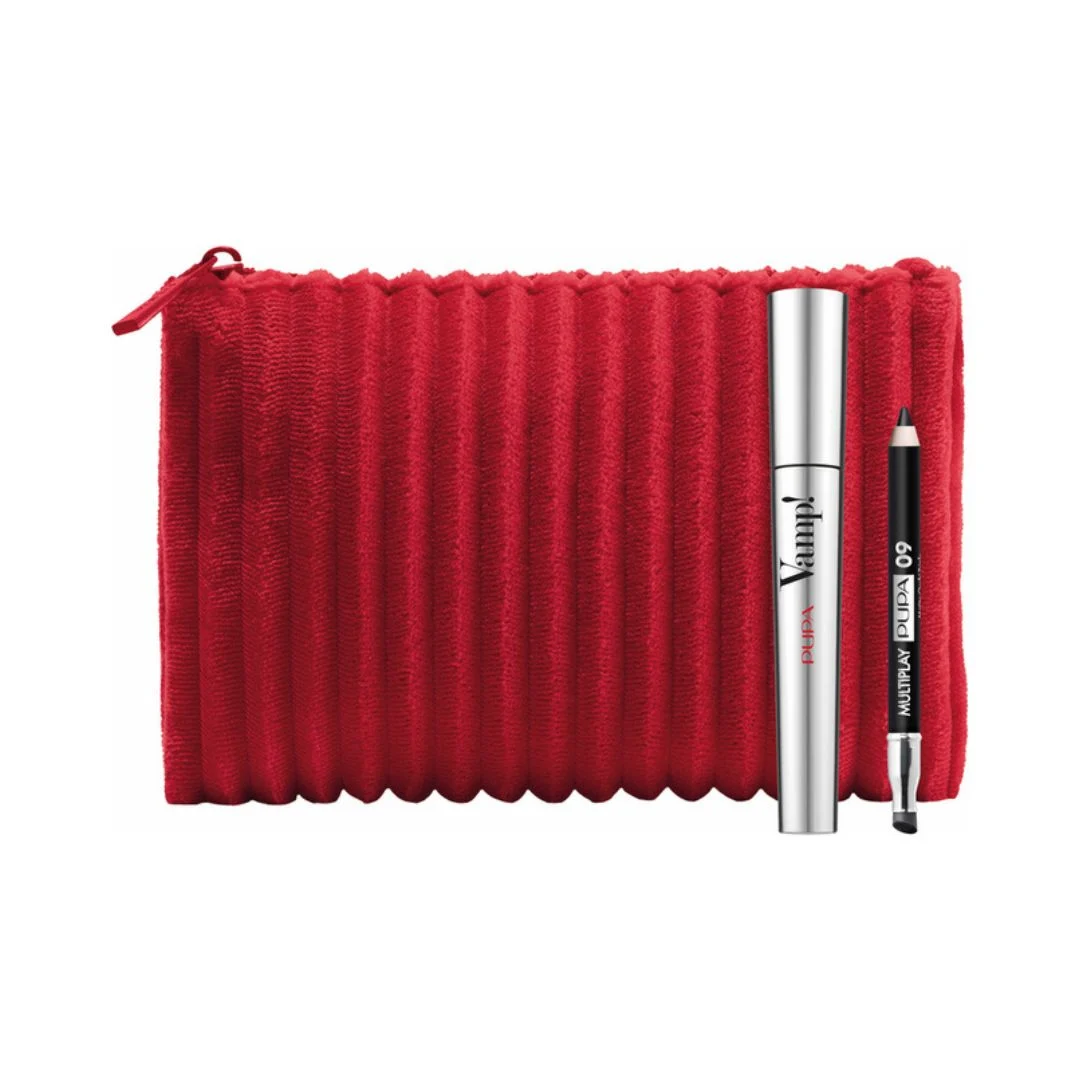 CONF. PUPAMAKE-UP KIT MASCARA + MATITA + POCHETTE