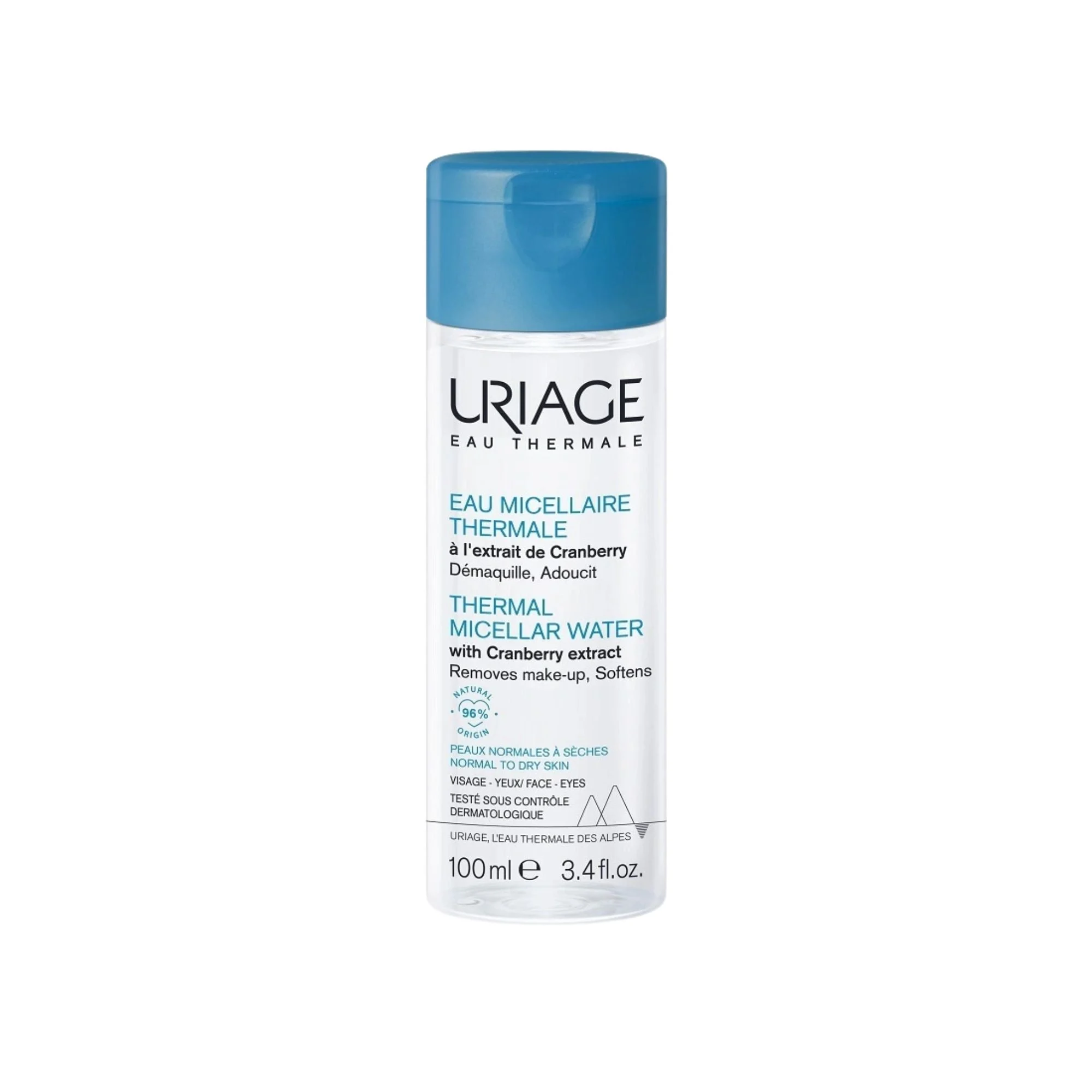 Uriage Acqua Micellare Termale - Strucca & Ammorbidisce - Pelle da Normale a Secca 100ml