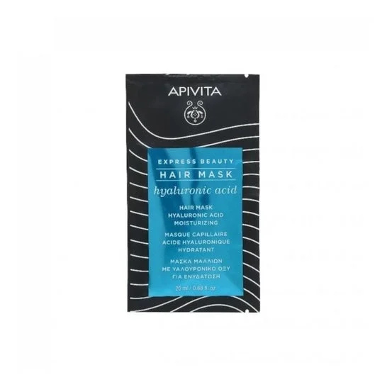 Apivita Aloe Acido Ialuronico Maschera idratante per capelli 20ml