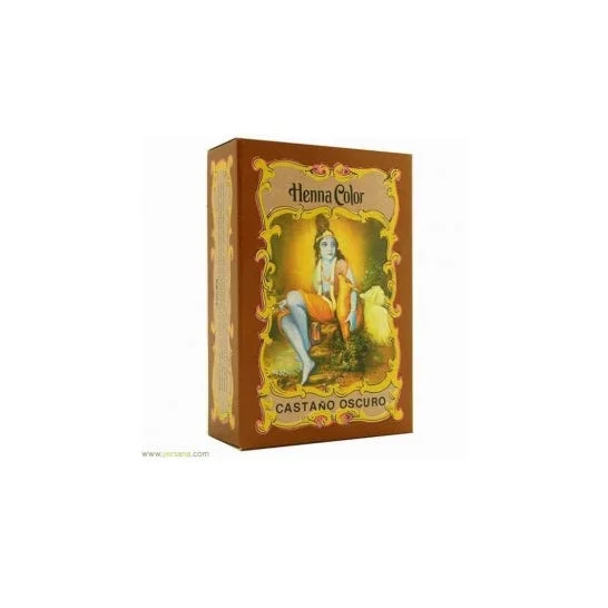 Radhe Shyam Henna Castaño Oscuro Prof Polvo 100gr