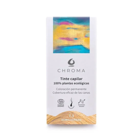 Chroma Tinte Bio 7.3 Rubio Dorado 500g