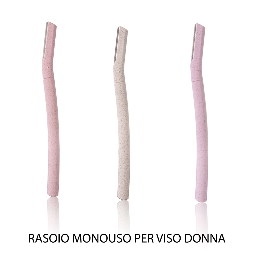 Rasoio per Viso Donna Monouso 1 Lama – Kit 3 Pezzi