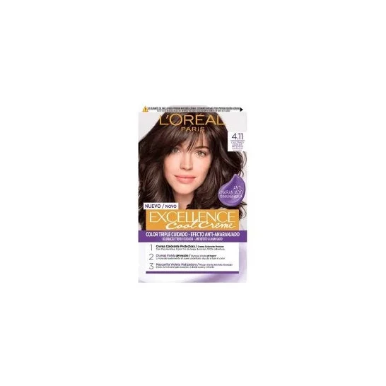 L'oréal Excellence Tinta per Capelli N4.11 1 Unità
