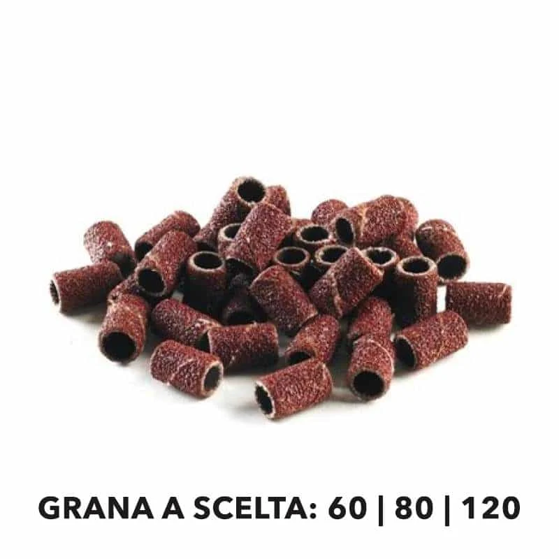 100 Pezzi di Ricambio Abrasivi per Fresa Manicure e Ricostruzione Unghie