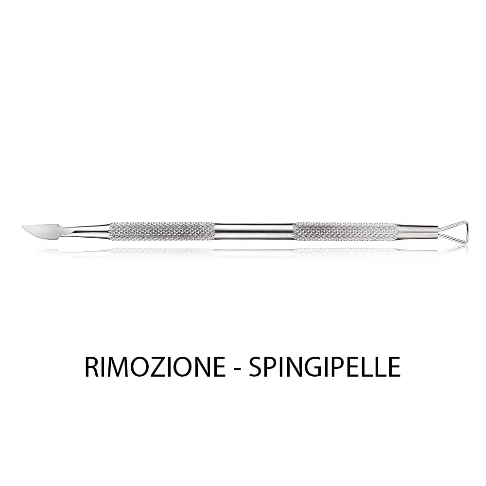 RIMOZIONE SPINGIPELLE IN ACCIAIO PER MANICURE E PEDICURE