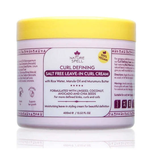 Nature Spell Curl Defining Salt Free Leave in Cream 300ml