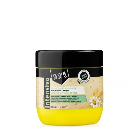 Real Natura Intensivo Mascarilla Sin Sal Cabellos Rubios 500ml