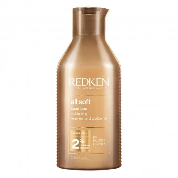 Redken All Soft Shampoo 300ml - shampoo nutriente capelli secchi