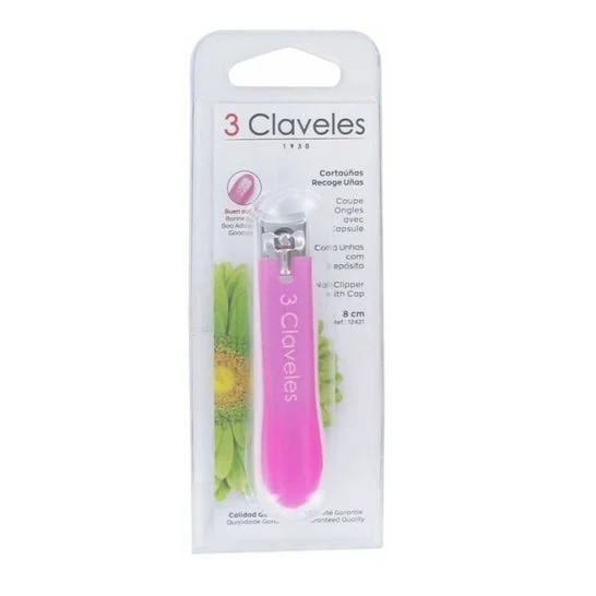 3 Claveles Coppa Cortauñas Rosa 8cm