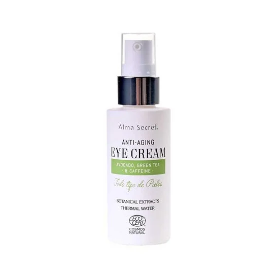 Alma Secret Contorno Ojos Ojos Antiedad Con Aguacate, Té Verde & Caf