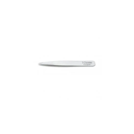 3 Pinzetta dritta per garofani Inox 10cm 1ud