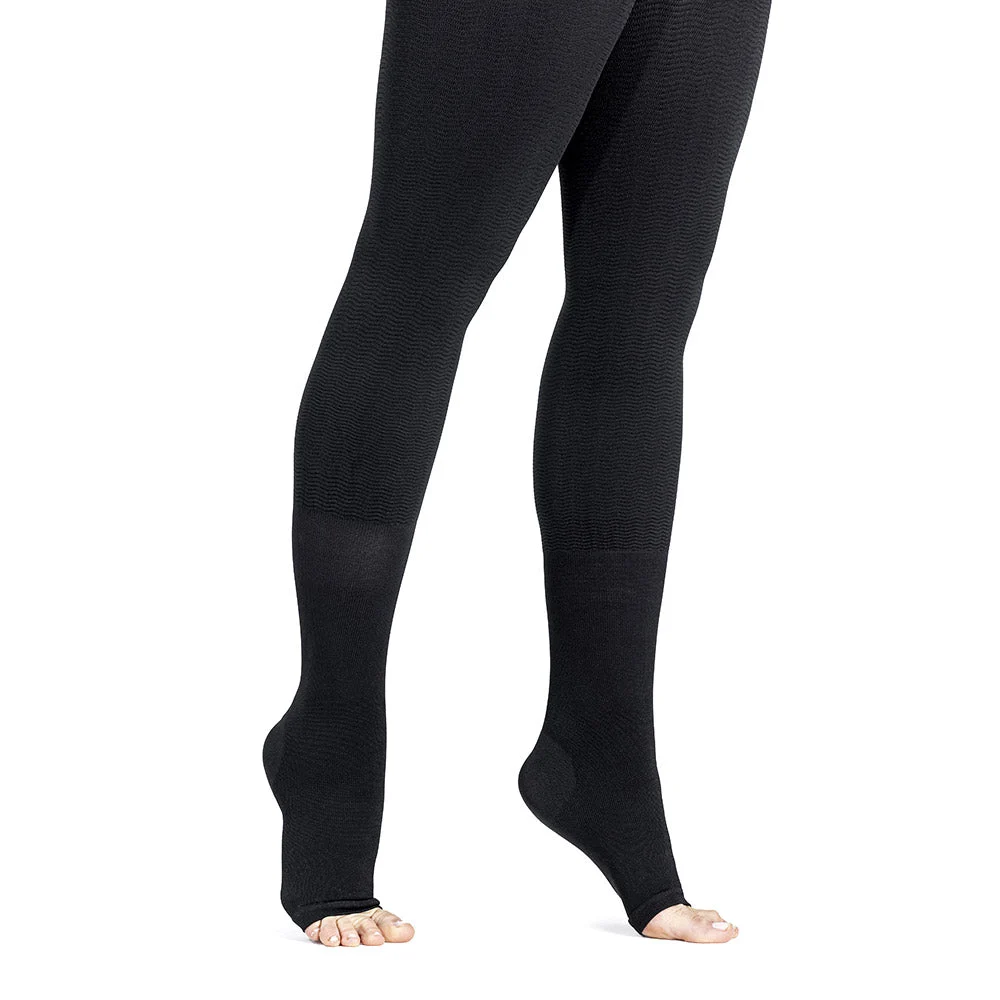 Solidea Be You Tonic Curvy Pro Leggings Micromassaggianti 15 21 mmHg 1S XL Nero