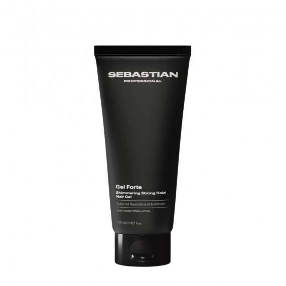 Sebastian Styling Gel Forte Shimmering Strong Hold Hair Gel 200ml NEW - gel styling tenuta forte lucido