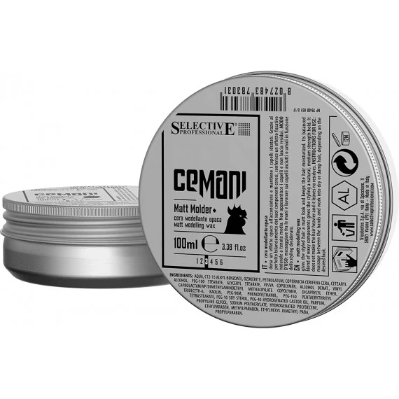 Selective Professional Cemani Matt Molder+ 100ml – cera uomo modellante effetto opaco