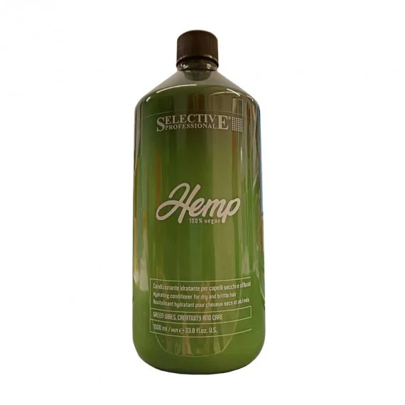 Selective Professional Hemp Hydrating Conditioner 1000ml - balsamo idratante capelli secchi e sfibrati