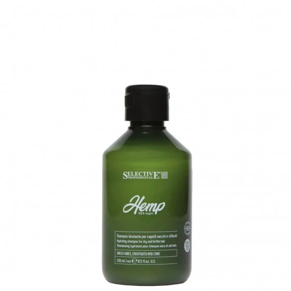Selective Professional Hemp Hydrating Shampoo 250ml - shampoo idratante capelli secchi e sfibrati