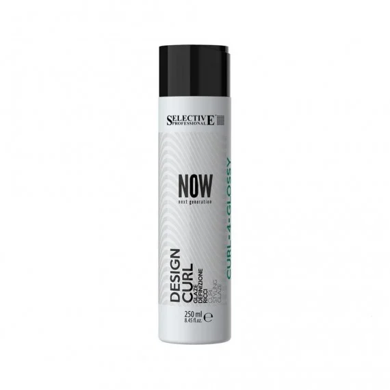 Selective Professional Now Design Curl Glaze 250ml – fluido modellante capelli ricci ondulati