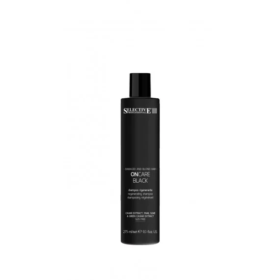 Selective Professional OnCare Black Shampoo 275ml NEW - shampoo rigenerante capelli biondi decolorati sfibrati