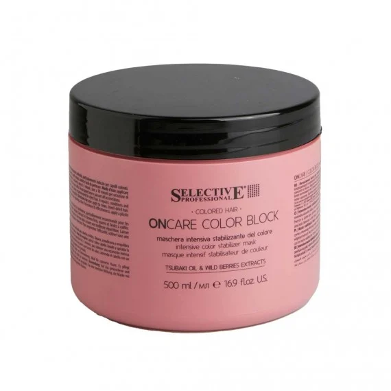 Selective Professional OnCare Color Block Mask 500ml - maschera stabilizzante protettiva capelli colorati
