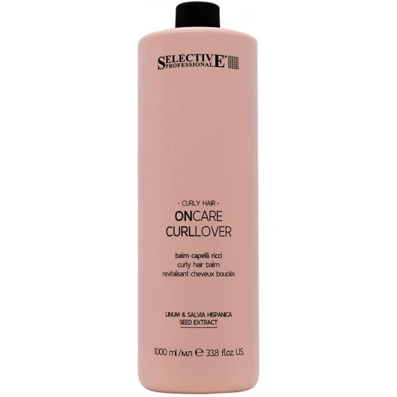 Selective Professional OnCare Curllover Balm 1000ml - balsamo rivitalizzante capelli ricci
