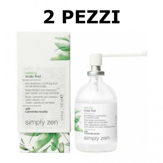Simply Zen Calming Scalp Fluid 100ml 2 PEZZI - fluido lenitivo pre-shampoo cute sensibile