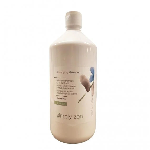 Simply Zen Detoxifying Shampoo 1000ml VEGAN FORMULA - shampoo detossinante tutti tipi di capelli